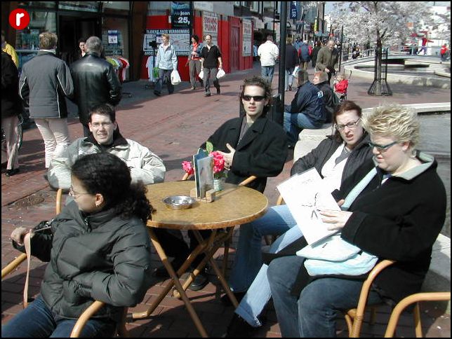 Op 't terras in Hoogeveen