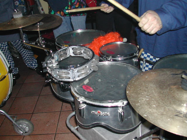 Percussie van collegakapel (*jaloers*)