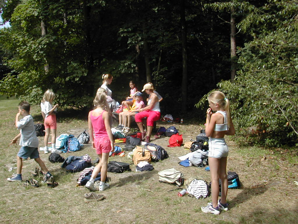 Groep geel op hun eigen plek ... 