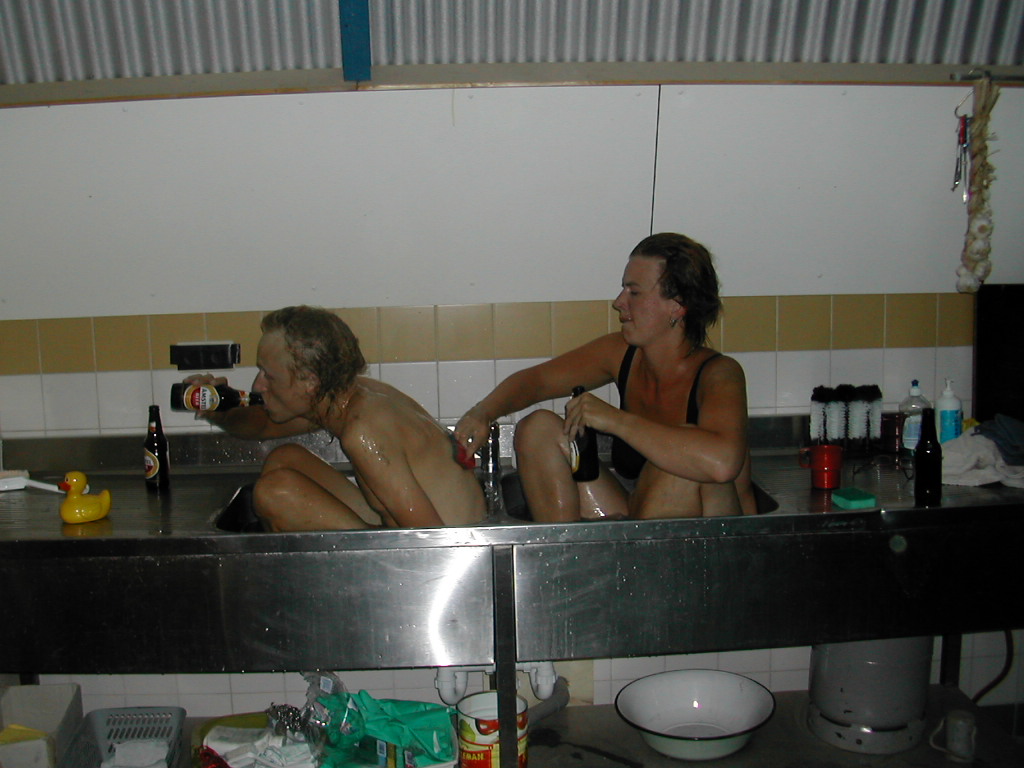 Jules en Chantal badderren
