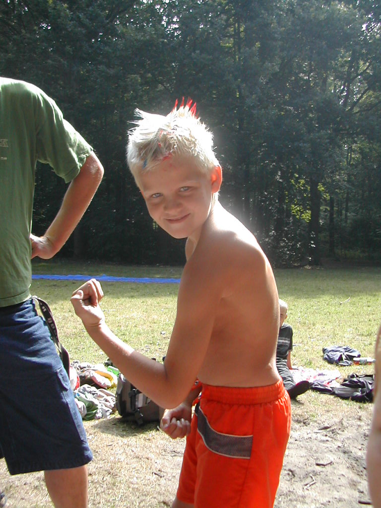 Nico ook stoer