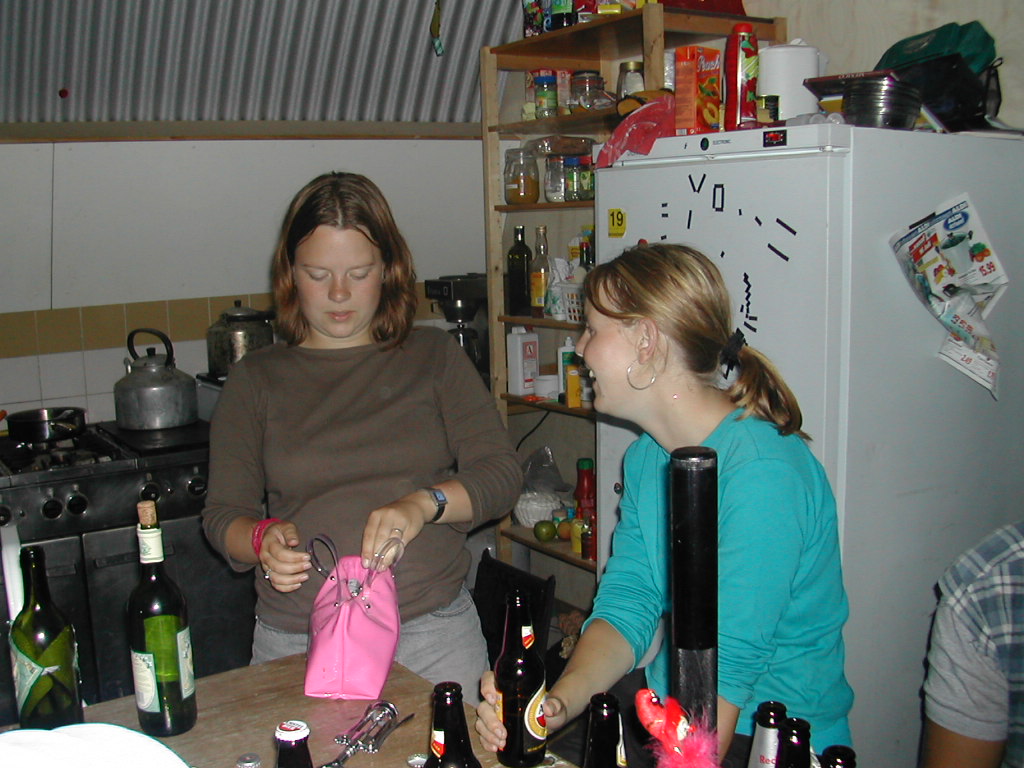 Tetske - Linda .. keukenstaf (samen met Wouter)
