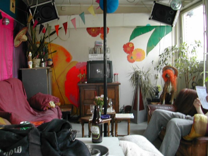 De gemeenschappelijke huiskamer